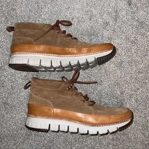 Cole Haan | Shoes | Cole Haan Tan Suede Lace Up Grand Sport 